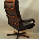 Scandinavian swivel armchair