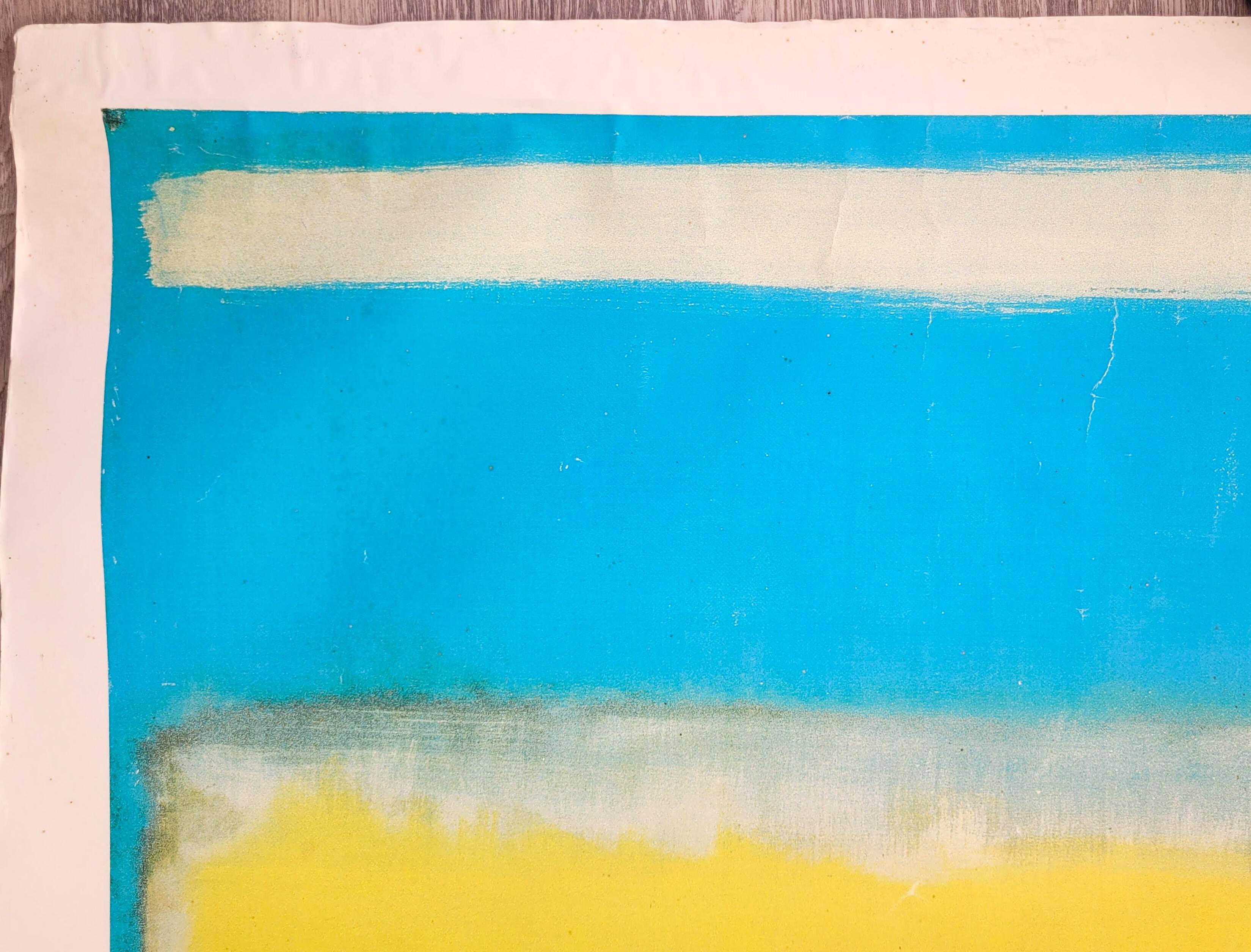 Original poster Mark Rothko MOMA 1996