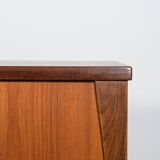Mid-Century Teak Highboard, Denmark, 1960s