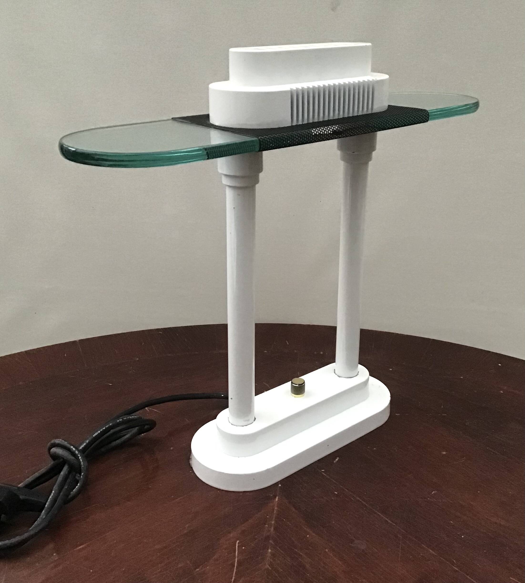 Vintage Robert Sonneman Table Lamp – Memphis Style – with Dimmer