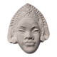 Plaque en plâtre tête Bouddha Shiva Inde