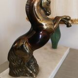 Table lamp '' metal horse ''