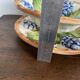 Beautiful vine pattern slip strainer