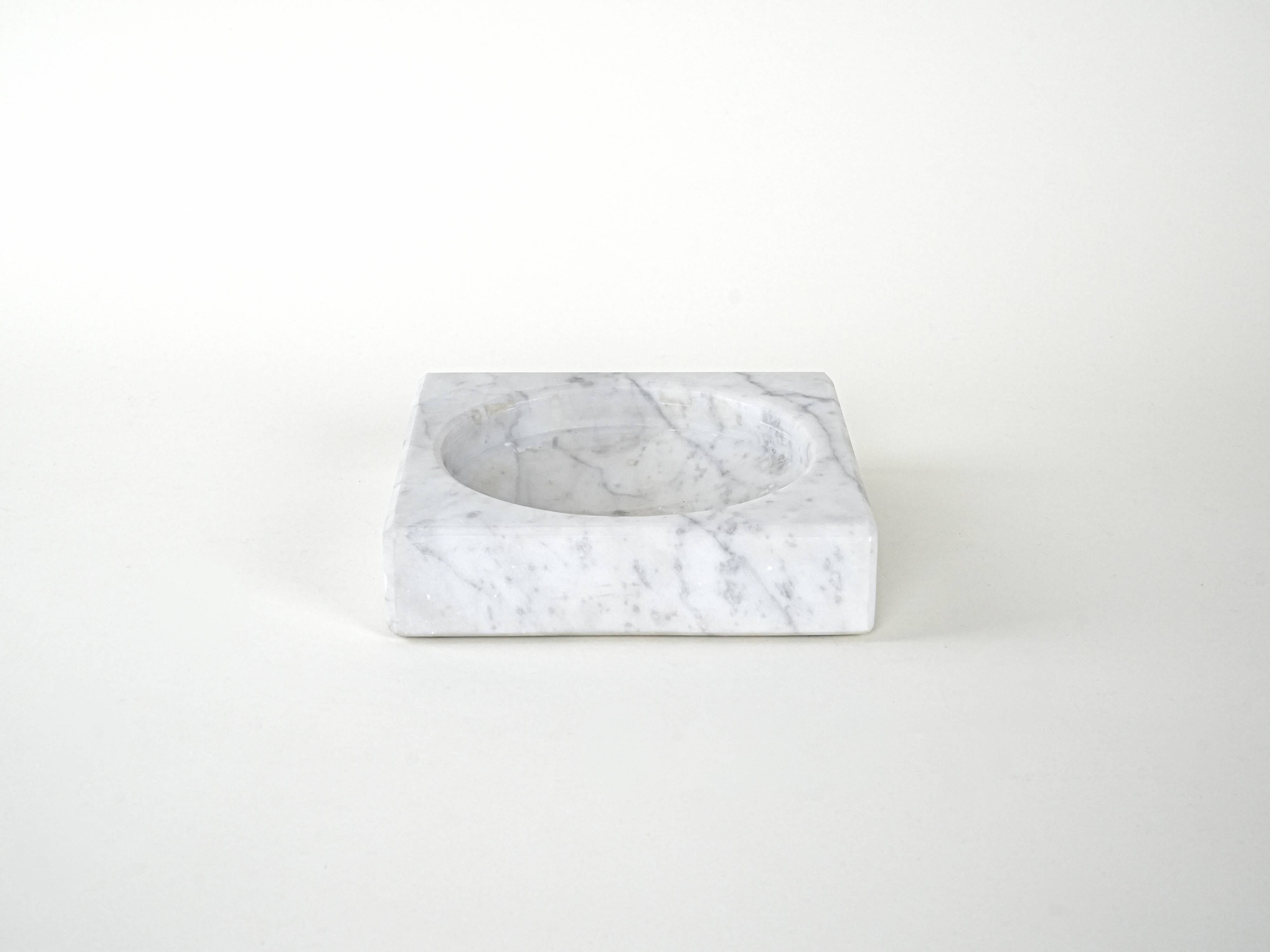 Marble stand, Italian design, 1970s, made in Italy