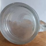 Large Normandy cider pitcher in blown glass, 19th century