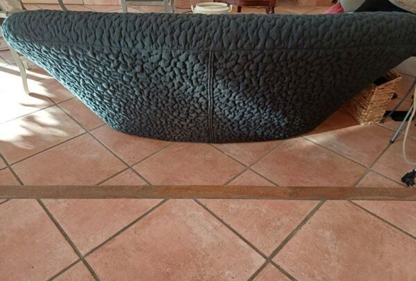 Canapé bleu 3 places par Cinna