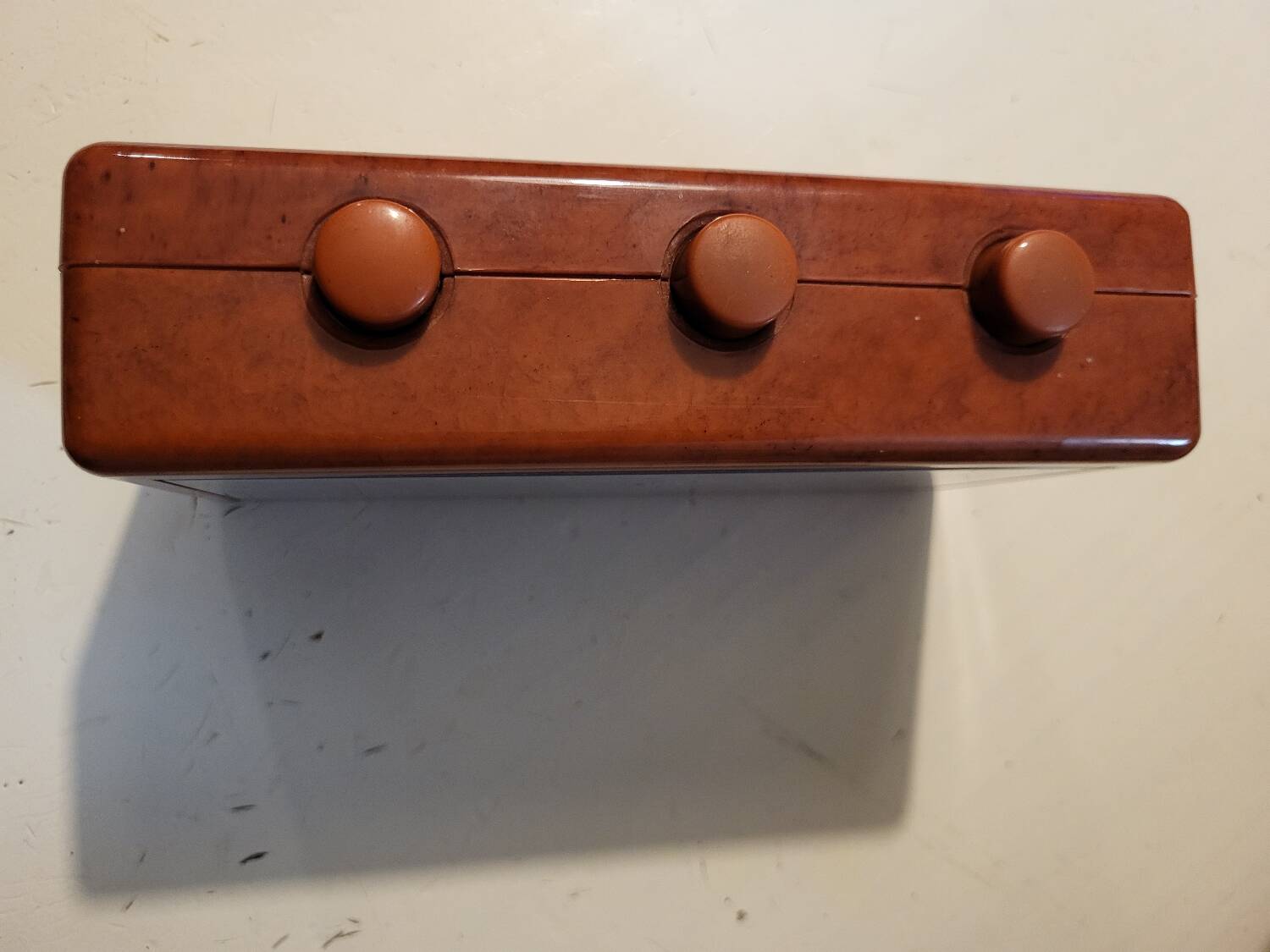 Vintage flip flap alarm clock