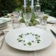 Antique dinner plates Saint Amand Ceranord, Bourrasque