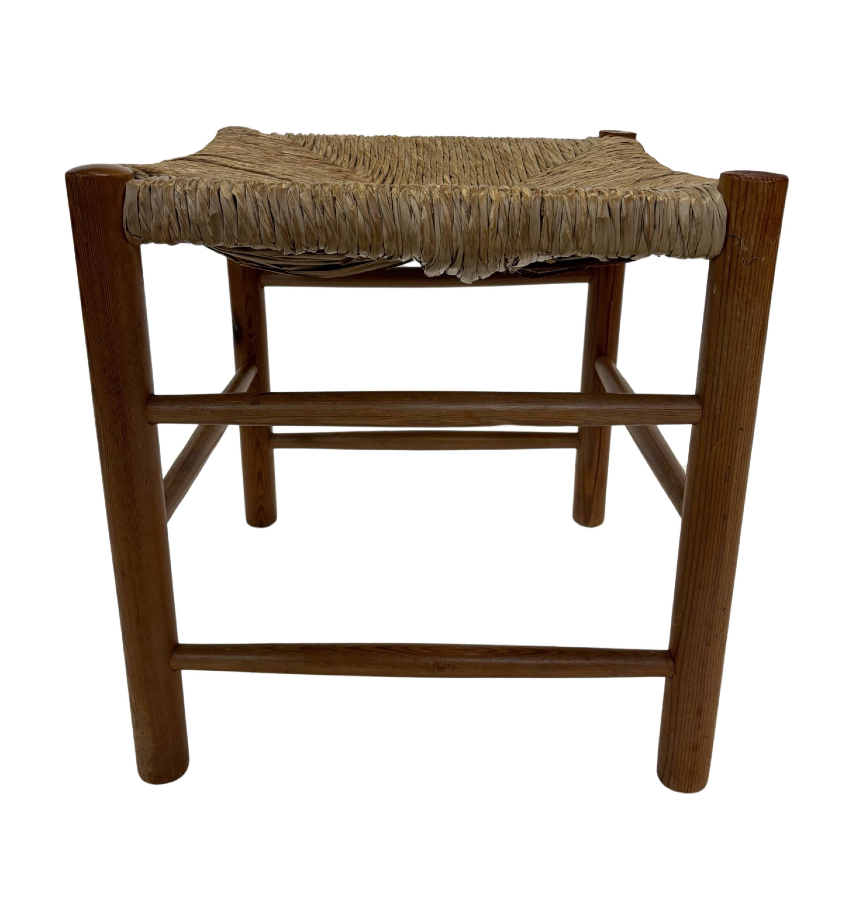 Vintage Dordogne Stool for Robert Sentou, 1970