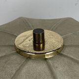 Midcentury Scandinavian brass cocoon mushroom lamp, Borens, Sweden 1960s