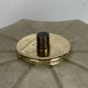 Midcentury Scandinavian brass cocoon mushroom lamp, Borens, Sweden 1960s