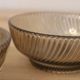 Set of 2 vintage smoky amber glass bowls – Twisted decor