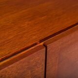 Diamond Point mahogany sideboard by Antoine Philippon & Jacqueline Lecoq for Behr, 1964
