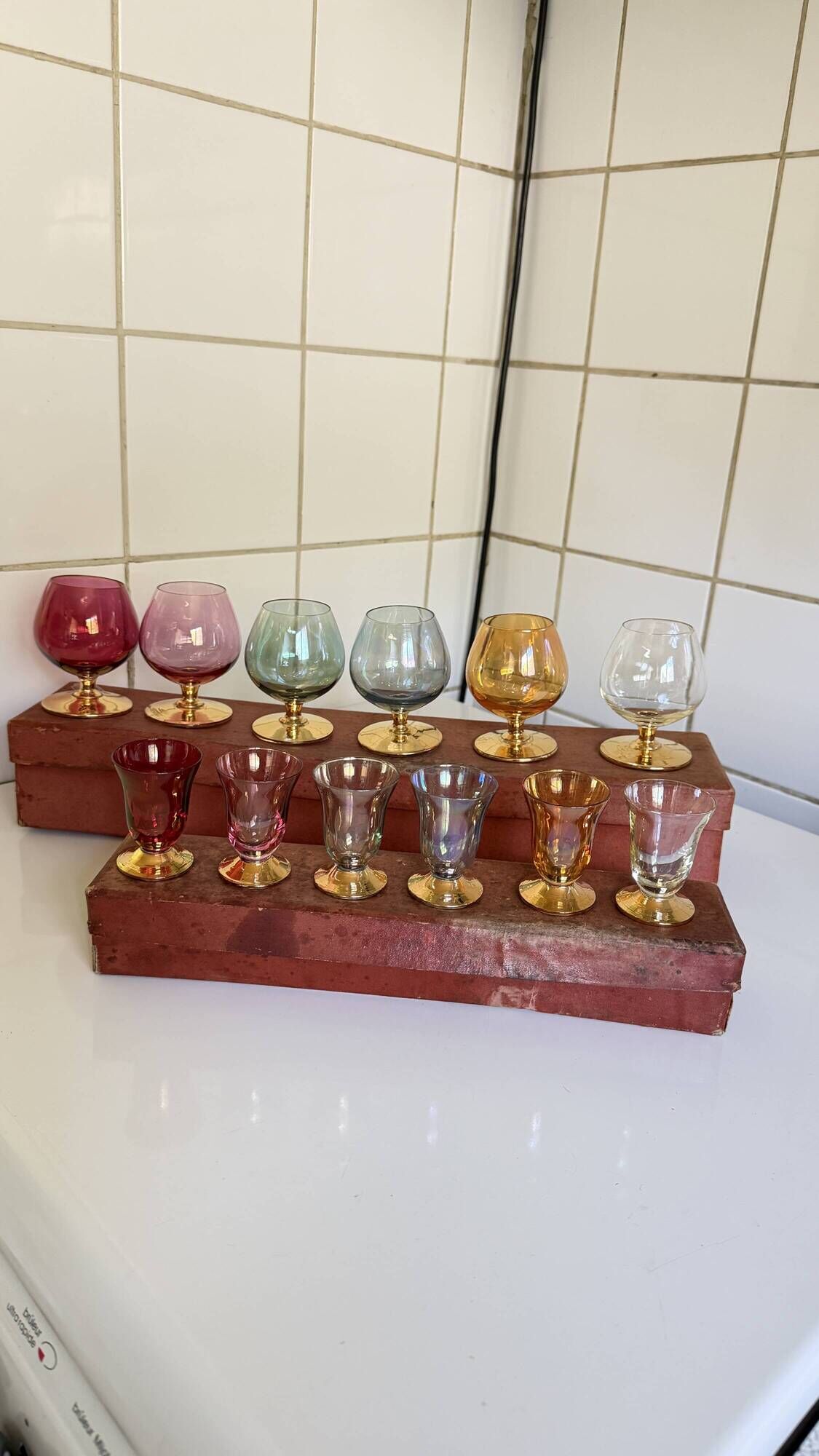 Cognac and liqueur glasses