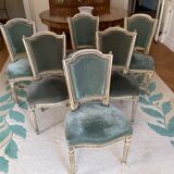 Set of 6 Louis XVI style chairs