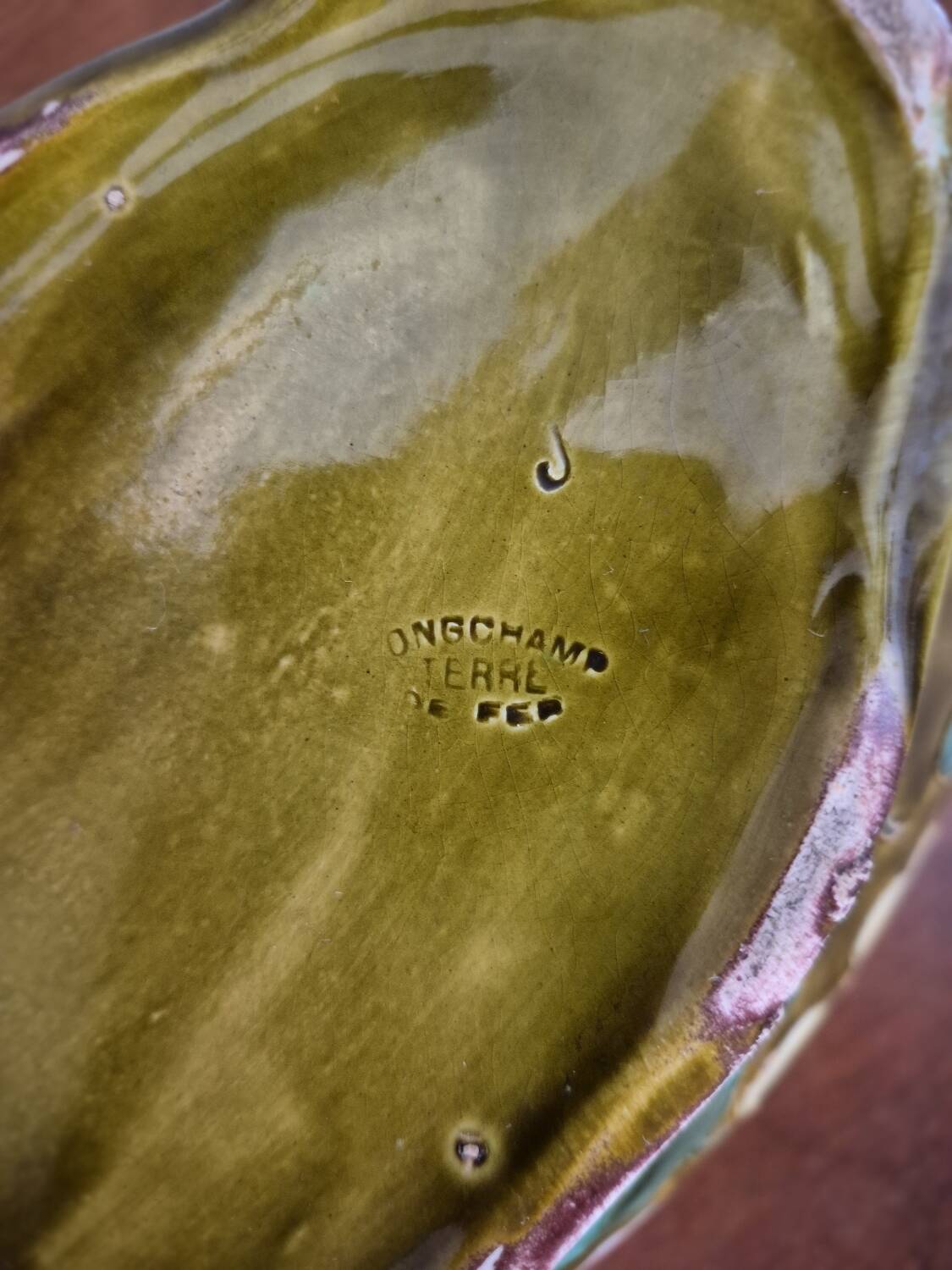 Art Nouveau slip planter