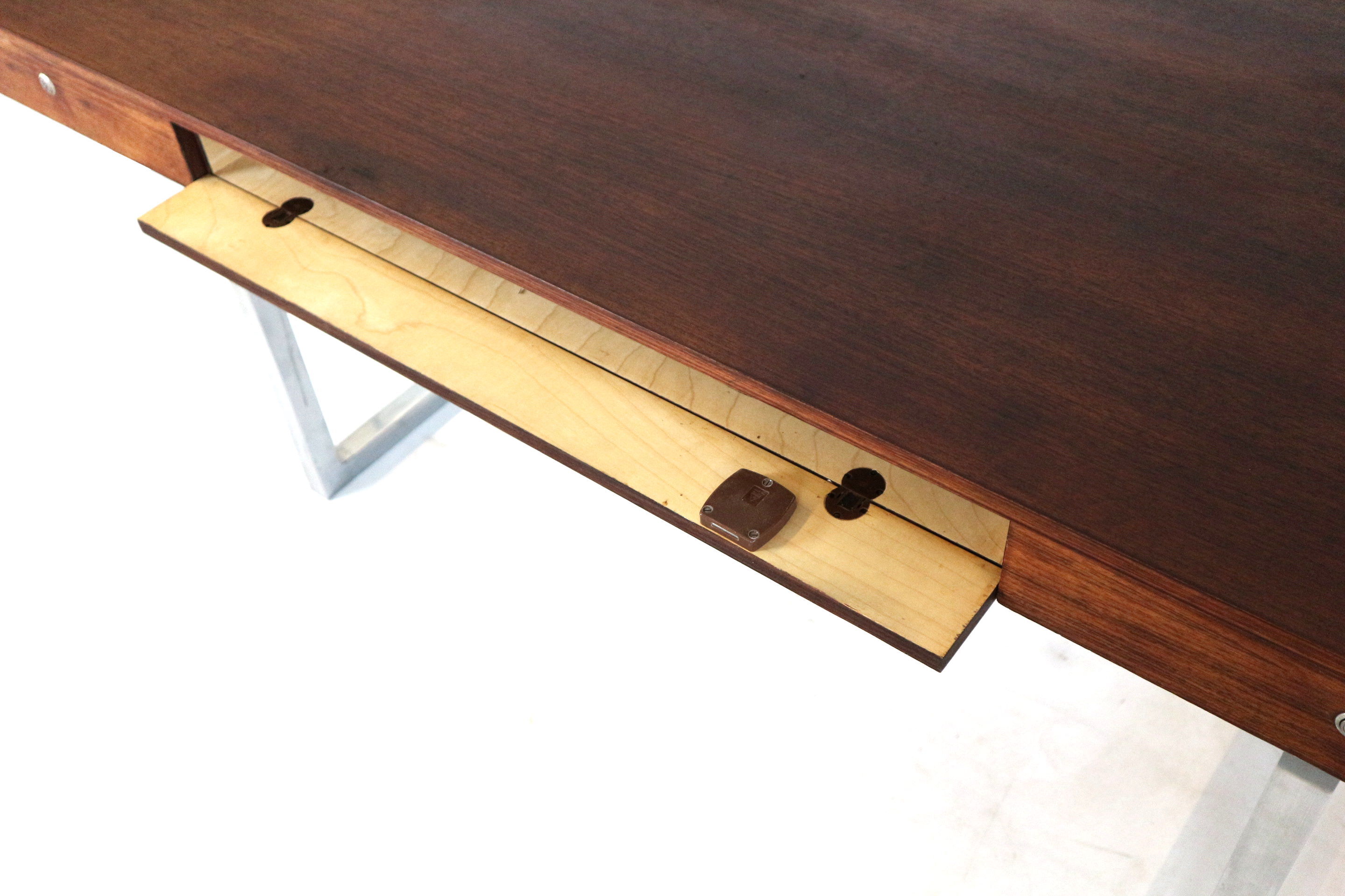 Desk with 2 drawers and flap made in the 1960s