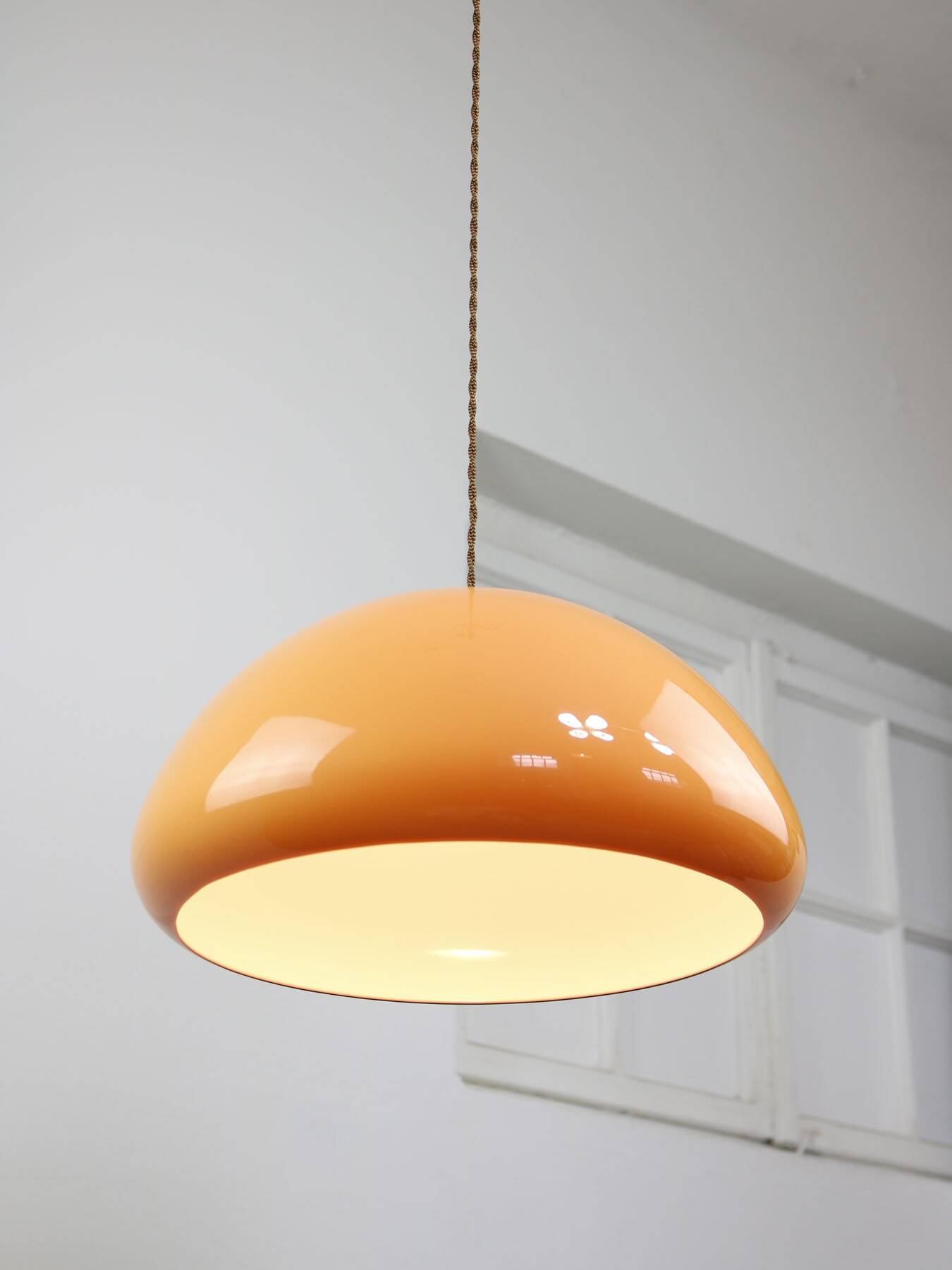 Mid-Century Modern Cabras Lamp by Luigi Massoni for Guzzini, 1960s