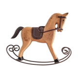 Cheval shabby bascule