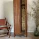 Vintage Parisian oak wardrobe