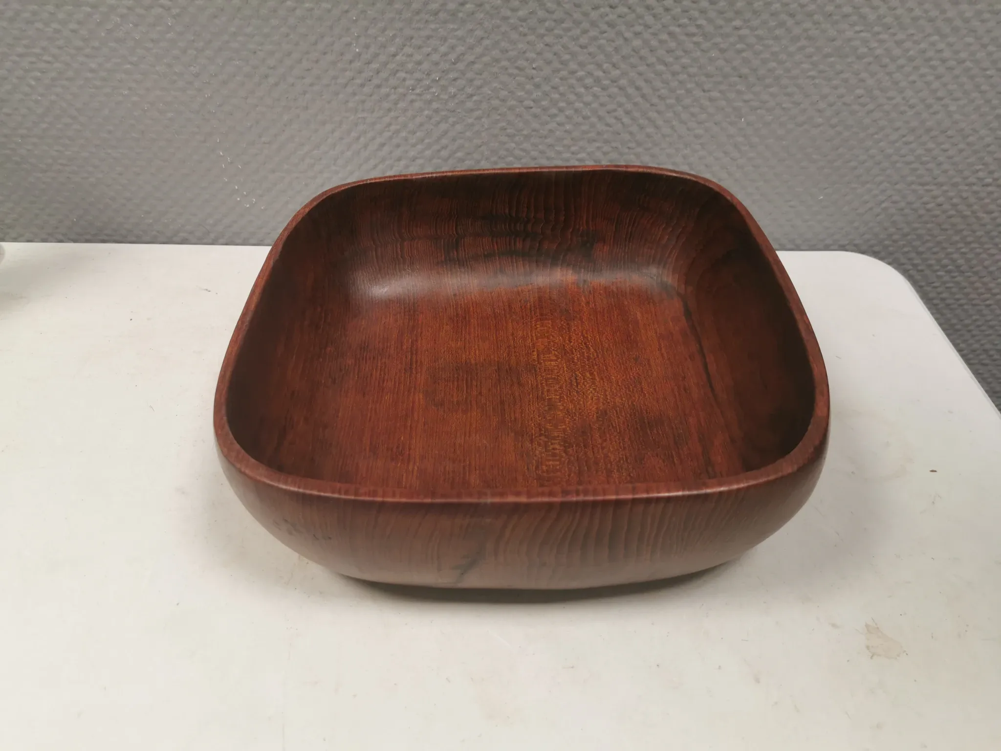 A large, beautiful teak bowl, Danish and probably from the 1980s.