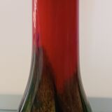 Multicolored glass paste vase signed Gabriel Milesi master glassmaker