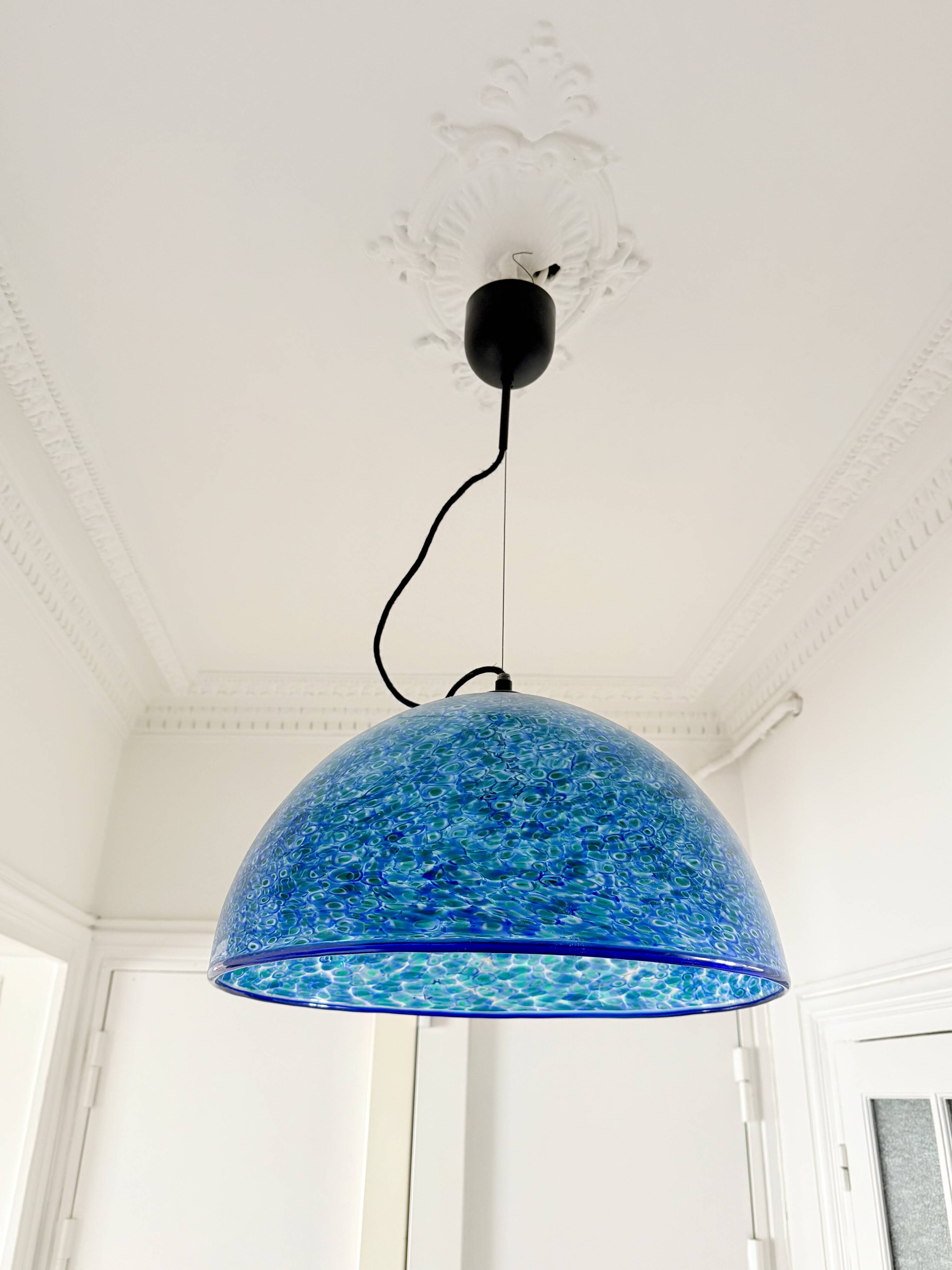 "Neverrino" suspension by Gae Aulenti, Vistosi edition.