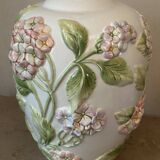 Chaumette Model Hortensias Lamp Base - Barbotine H 40 cm