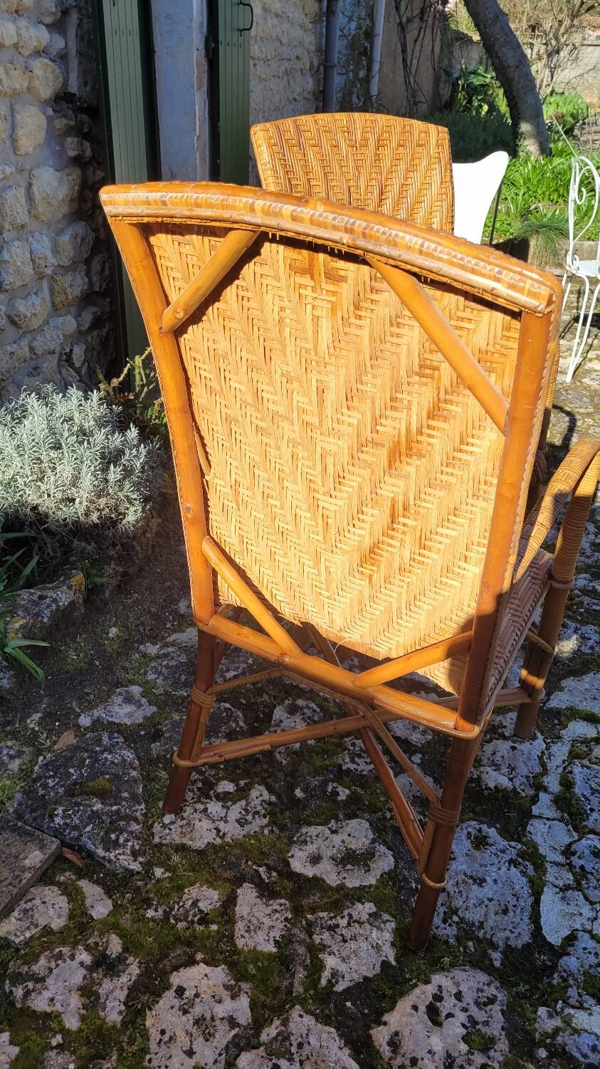 Fauteuils en rotin