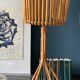 Lampe rotin, câble 2 m, interrupteur vintage