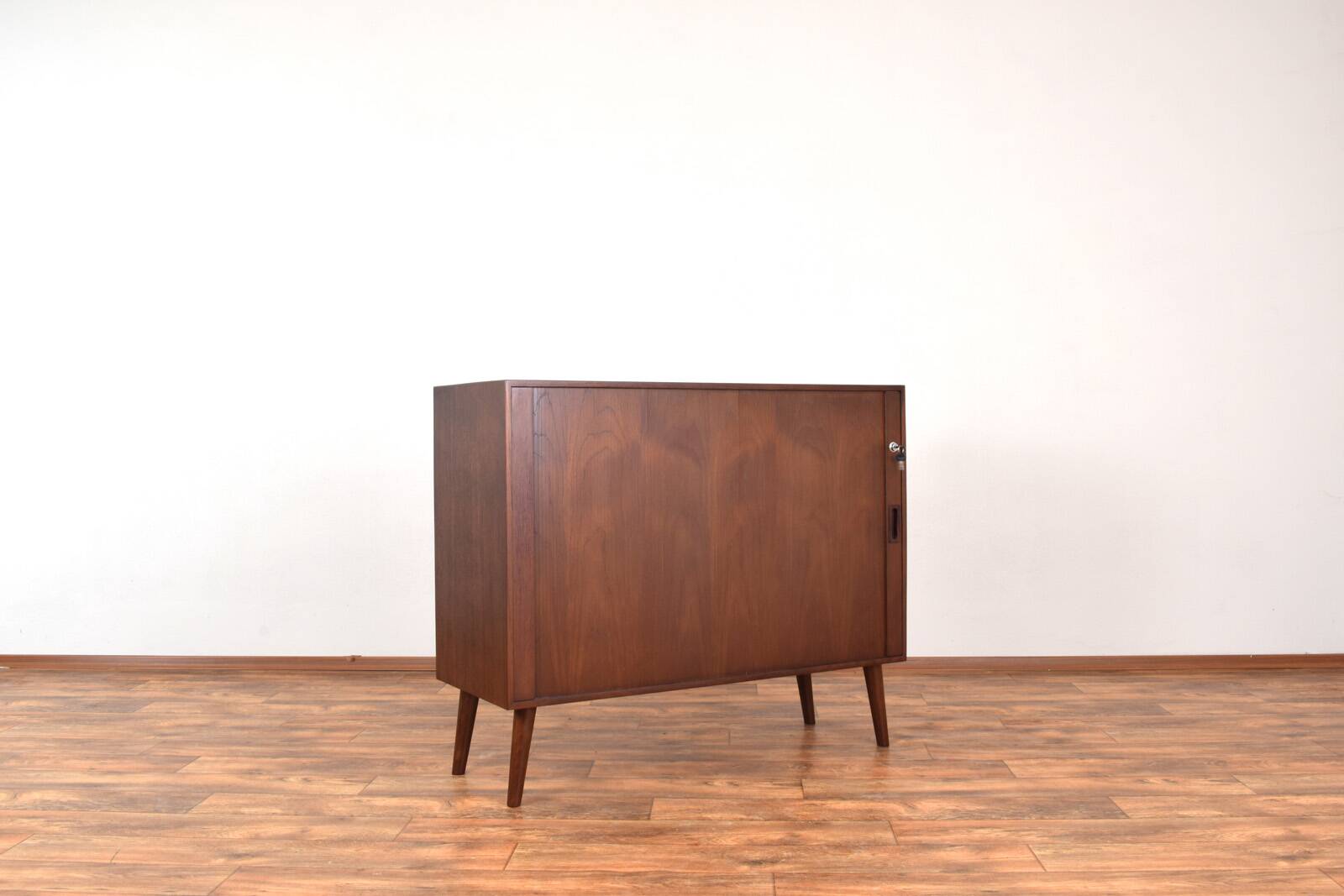 Mid-Century Danish Teak Tambour Doors Sideboard, 1960s