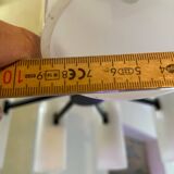 Vintage 9-light pendant light in Perspex