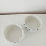 Lot de 2 petits bols à oreilles fleuris