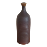 Bouteille en terre cuite goulot vernissé