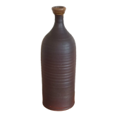 Clay bottle glazed neck