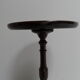 Table d'appoint ronde en acajou vintage