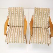 Paire de fauteuils du milieu du siècle des années 1960, Tchécoslovaquie