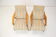 1960s pair of mid-century armchairs, czechoslovakia