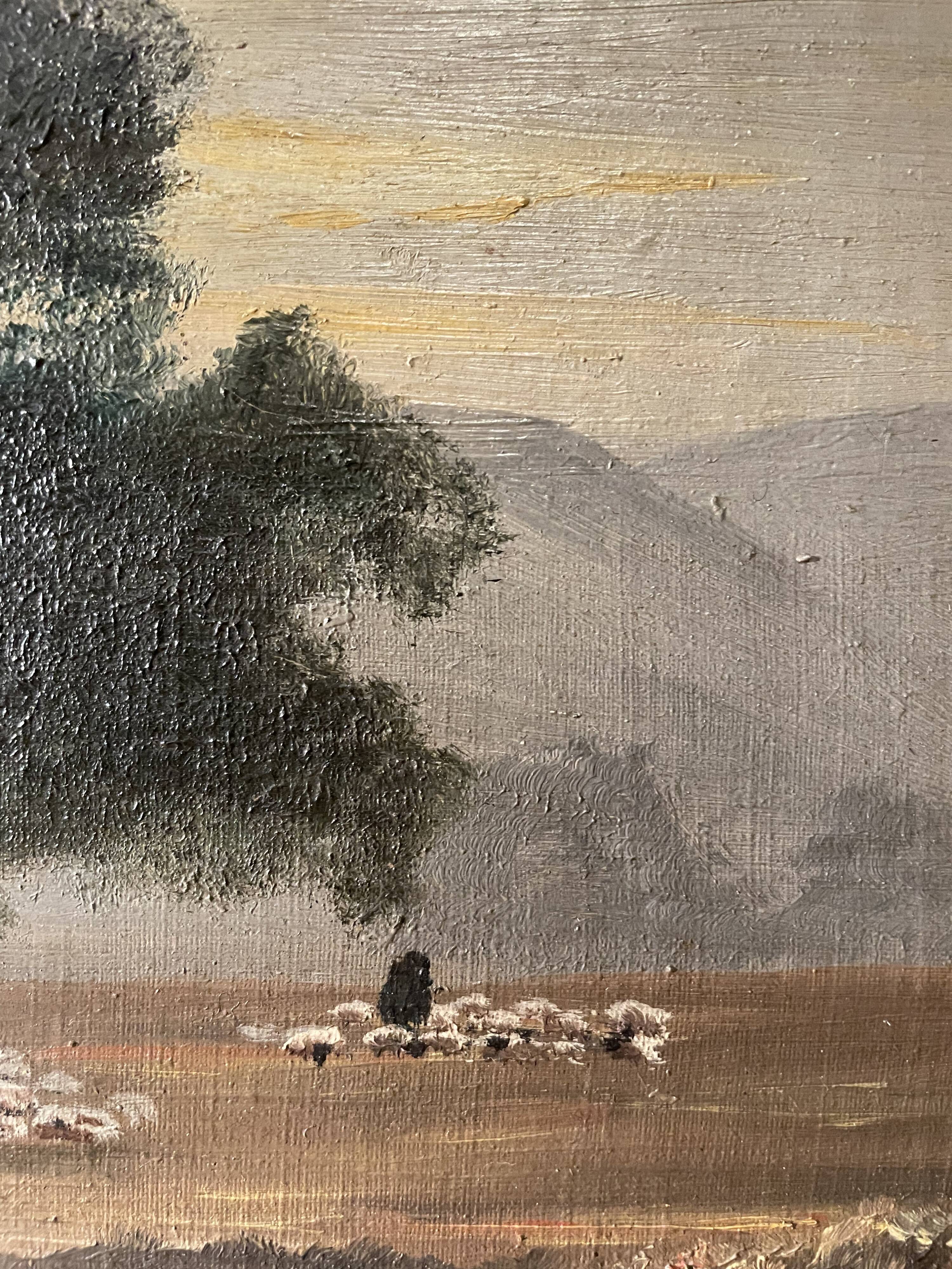 Old painting oil on canvas