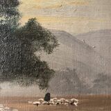 Tableau ancien huile sur toile