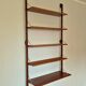Étagère murale scandinave en teck Ergo, 1960
