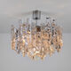 Kalmar Ice Glass chandelier, Austria, 1970s