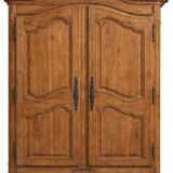 Sanded antique wardrobe