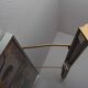 Lot of 3 brass painting wall light