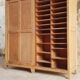 Furniture with vintage sliding doors