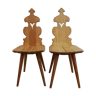 Pair of alsatian chairs