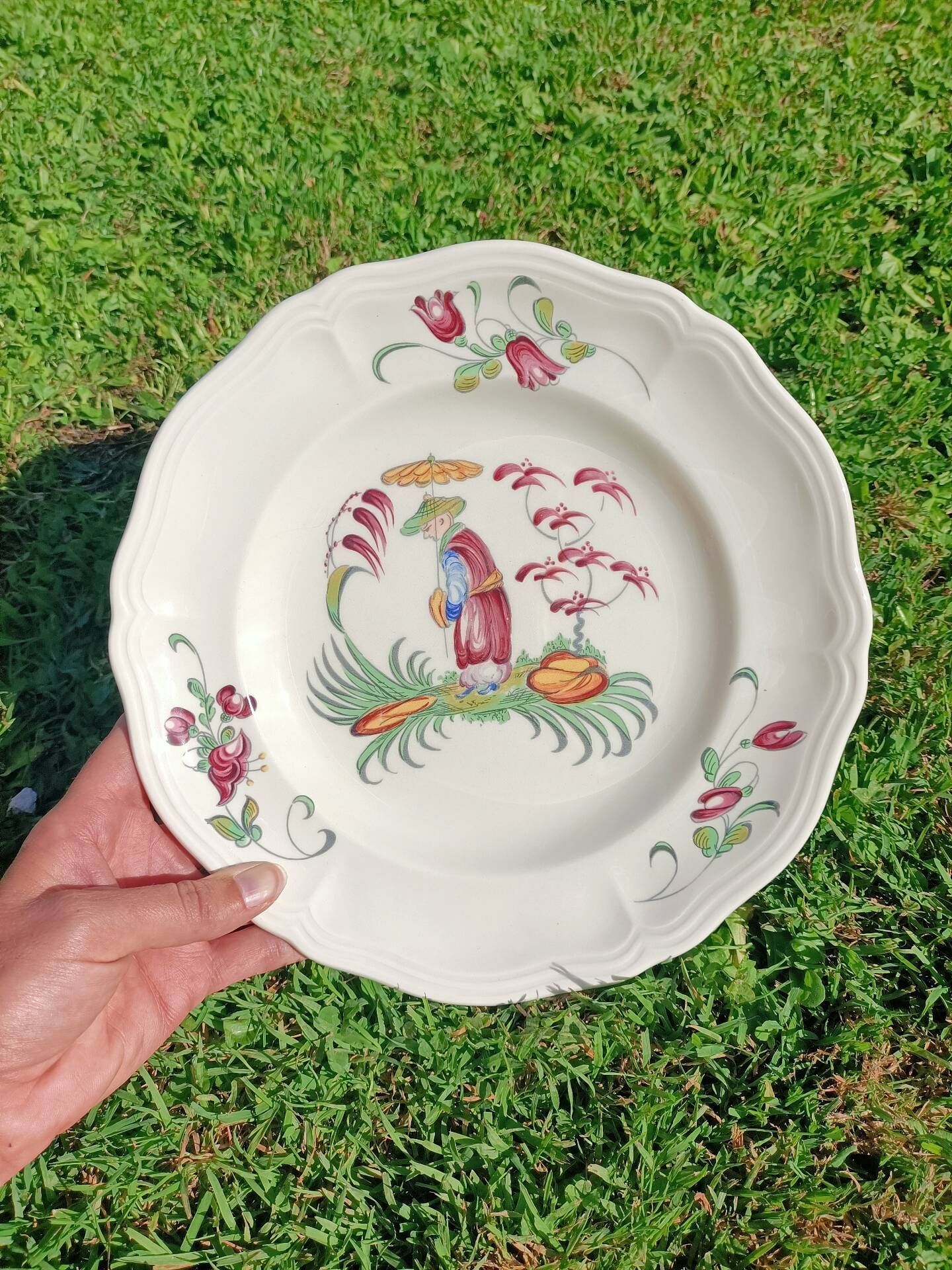 Set of plates x6 Longchamp