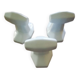 patère en porcelaine