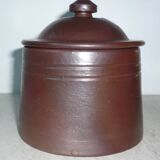 Stoneware butter pot