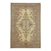 Turkish Wool Vintage Kayseri Rug 197 cm x 287 cm